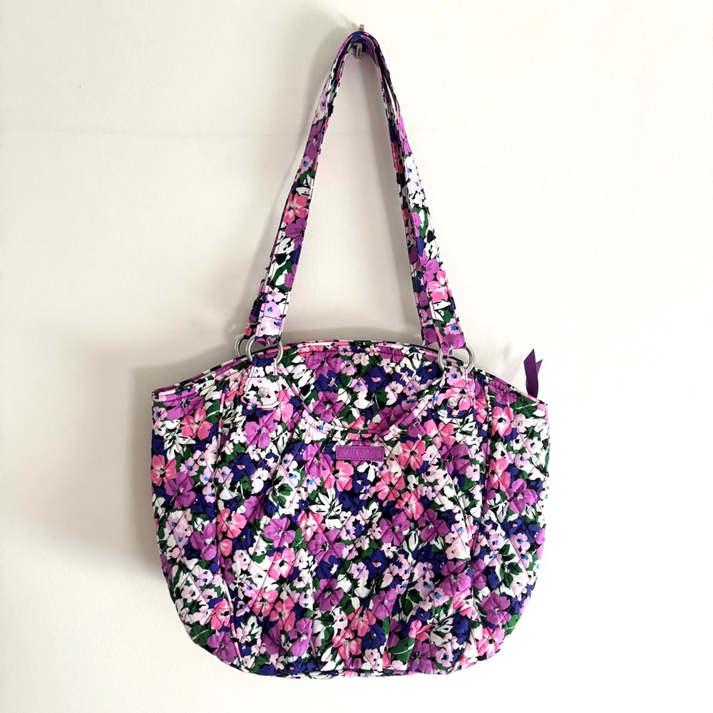 Vera Bradley Glenna Satchel in Flower Garden
